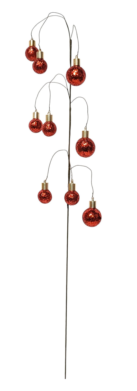 SC25001RD | 2"H | Christmas Pick | Red