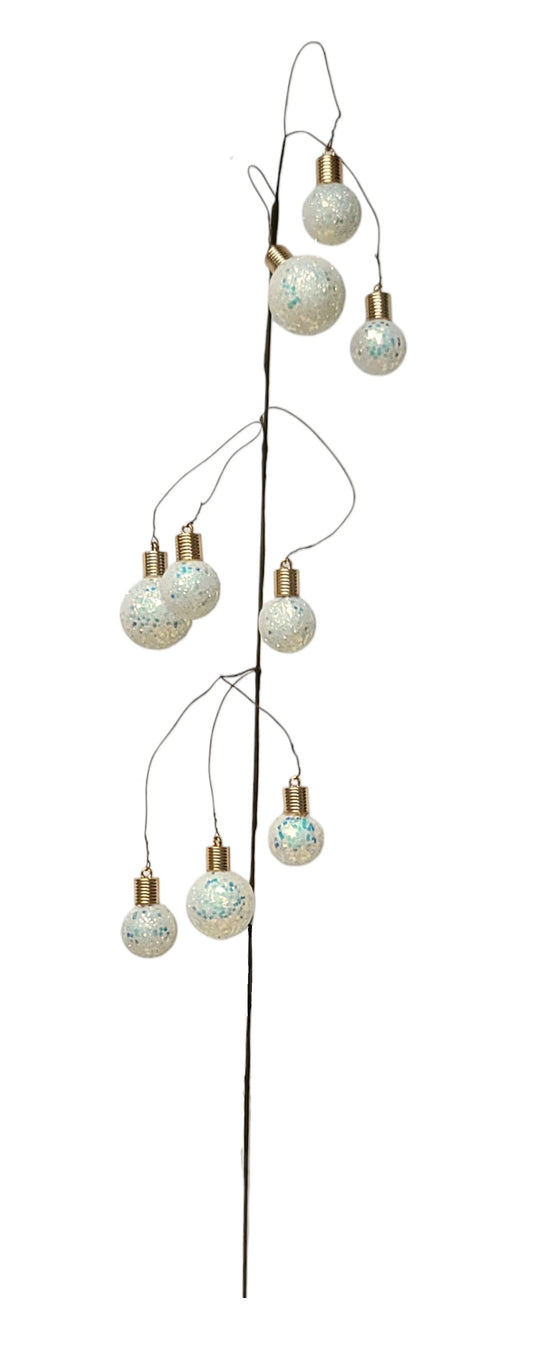 SC25001WH | 2"H | Christmas Pick | White