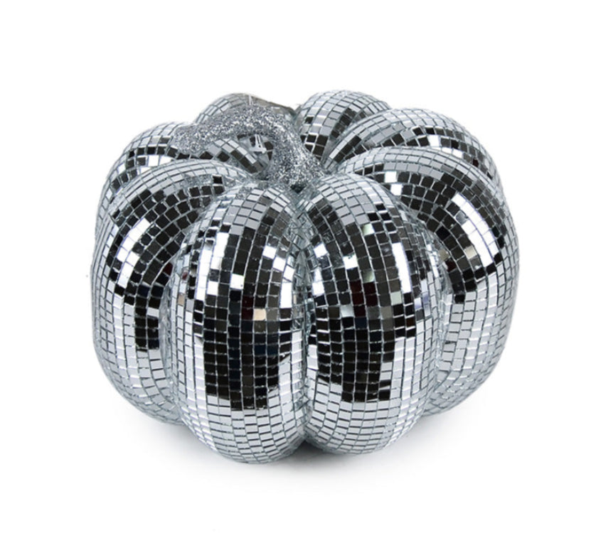 SF08005SV | 7"H | Fall Pumpkin | Silver