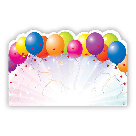 SP0181 | BIRTHDAY | Floating balloons die cut | 50Card/Pkg