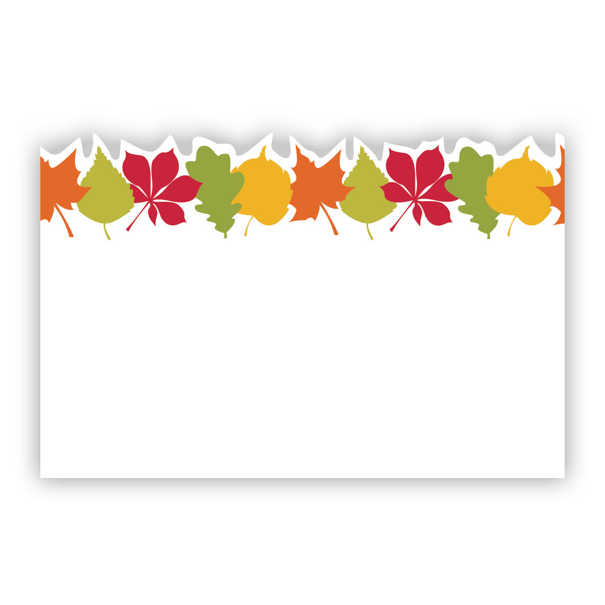 SP0449 | NO SENTIMENT | Fall Leaves | 50Card/Pkg