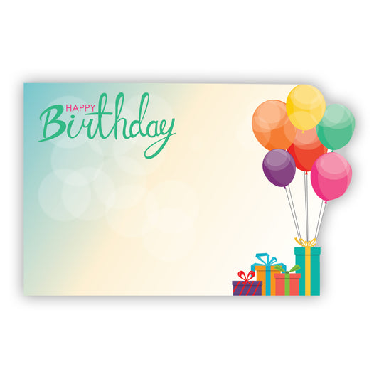 SP0586 | BIRTHDAY | "Happy Birthday" | 50Cards/Pkg