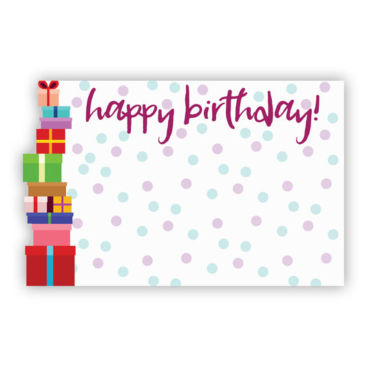 SP0587 | BIRTHDAY | "Happy Birthday" | 50Cards/Pkg