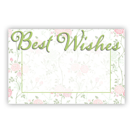 SP0597 | WELL WISHES | "Best Wishes" | 50Cards/Pkg