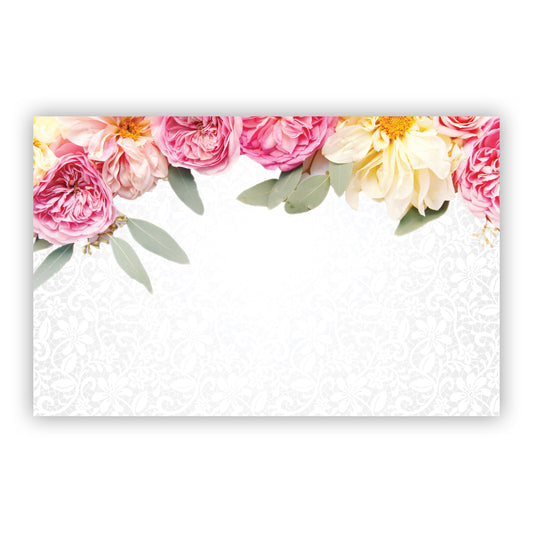 SP0599 | NO SENTIMENT| Pretty floral lace on top | 50Cards/Pkg