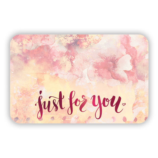 SP0607 | WELL WISHES | "Just for you" | 50Cards/Pkg