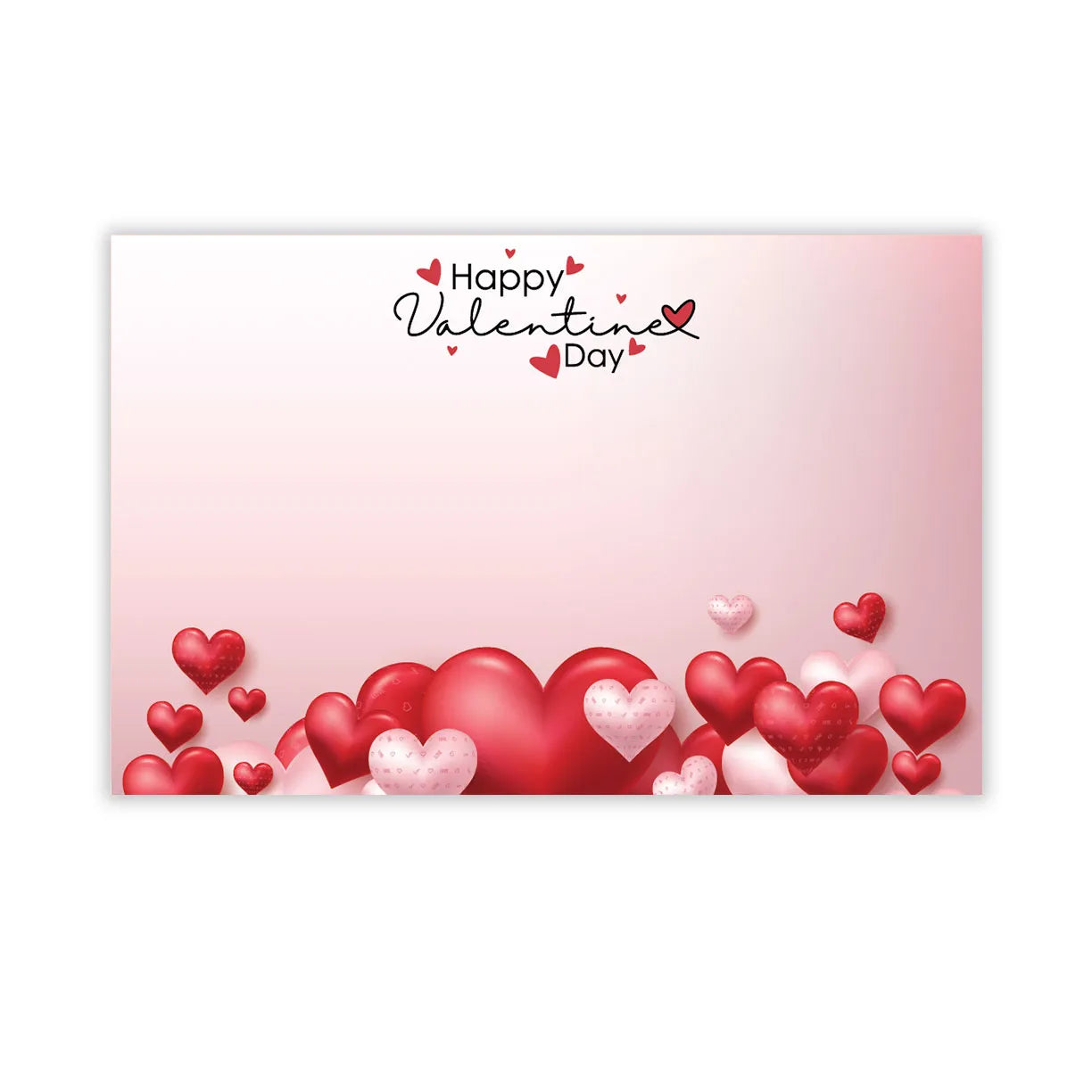 SP0660 | LOVE/VALENTINE'S | "Happy Valentine's Day"-3D Heart Bubbles/Foiled Hearts | 50Cards/Pkg