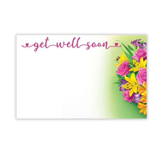 SP0665 | WELL WISHES | "Get Well Soon" | 50Cards/Pkg