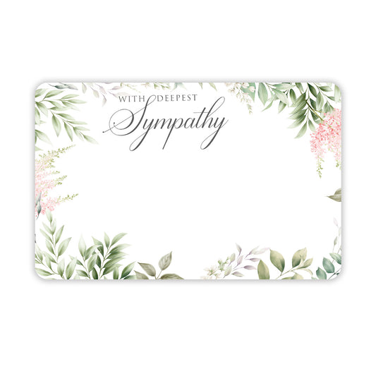 SP0684 | SYMPATHY | "With deepest sympathy" | 50pk