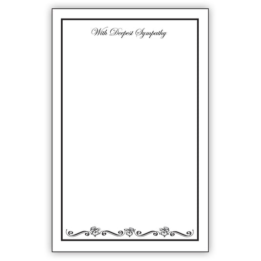 SY0400 | SYMPATHY | "With Deepest Sympathy" | 50Card/Pkg