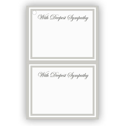 SY0401 | SYMPATHY | “With Deepest Sympathy” | 50Cards/Pkg