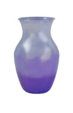 G7281 | 8"T | LILAC IRIDESCENT OMBRE ROSE VASE | CASE OF 12