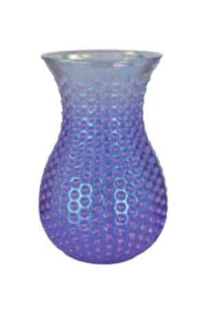 G7277 | 10.5"T | LILAC | DIMPLED GLASS VASE | CASE OF 6