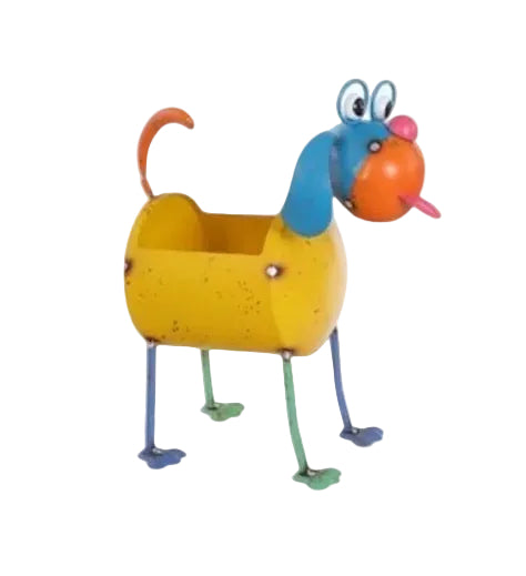 T25038 | METAL BRT CAT/DOG PLANTER | 2 ASSORTED