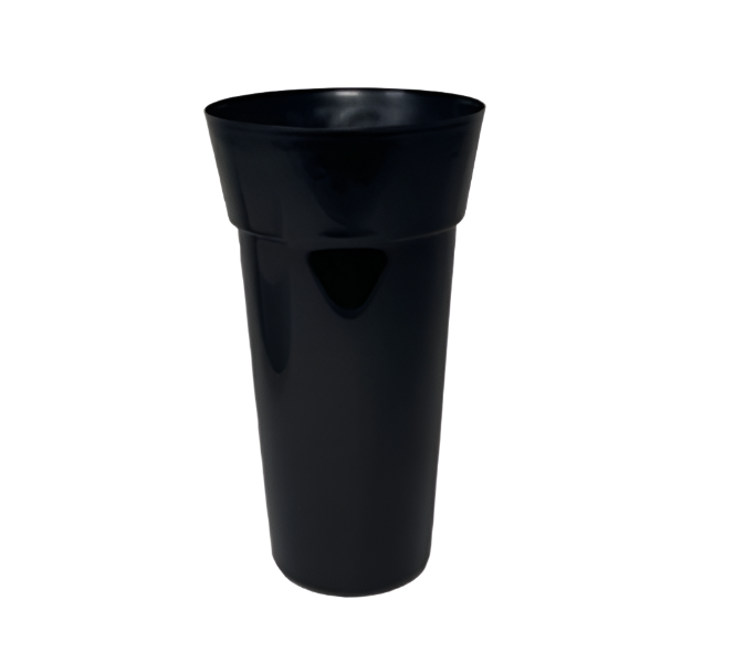 800160BLK | 7.75"DIA x 14"H | FLOWER BUCKET | BLACK | 12PCS/SET