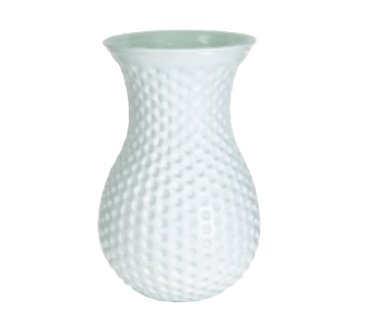 GV251 | 10"T | PAINTED LARGE KENDRA VASE | WHITE | 6PCS/CASE
