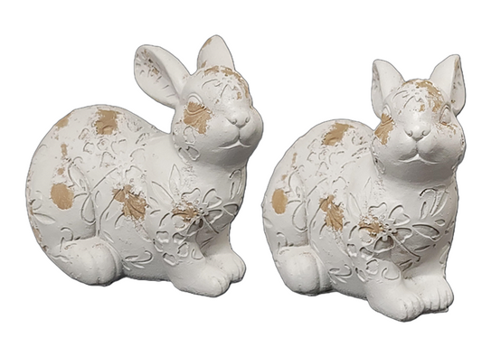 T23068 Large Resin Garden Rabbit S2