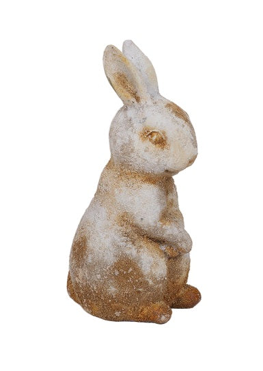 T25285 | Large Resin Rustic Bunny | 2Pcs/Set