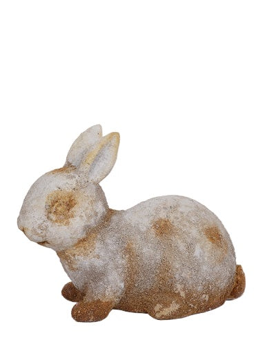 T25284 | Small Resin Rustic Bunny | 2Pcs/Set