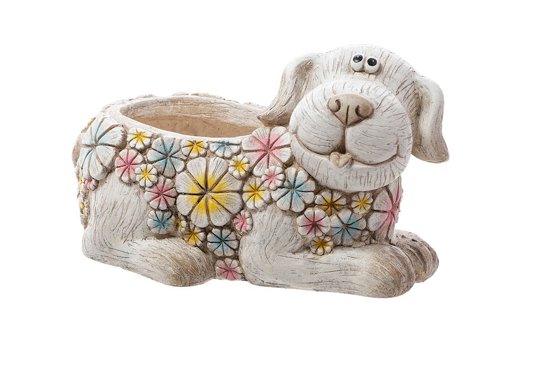 T26179 | MGO Colorful Flower Dog/Cat Container | 2Asst