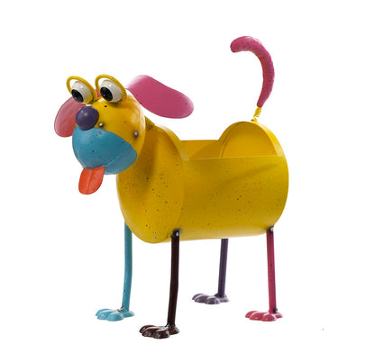 T26223 | METAL SPRINGY DOG HEAD CONTAINER | 2ASST