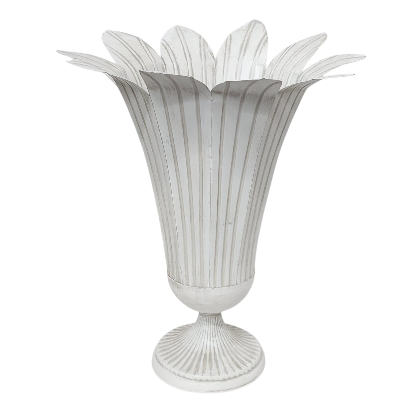 T26399 | LARGE METAL FLOWER CONTAINER