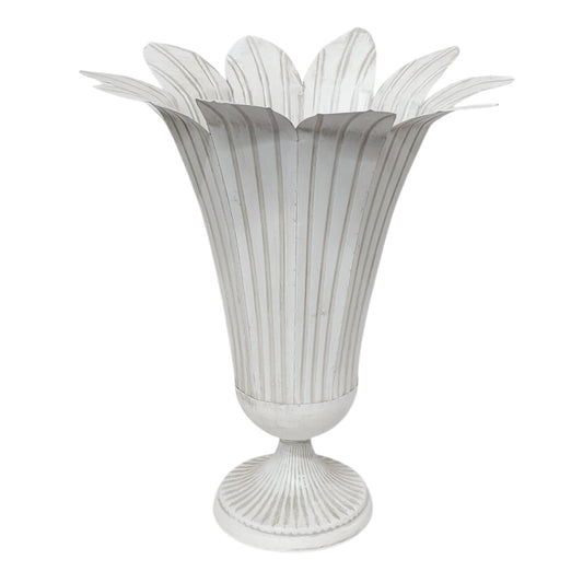 T26399 | LARGE METAL FLOWER CONTAINER