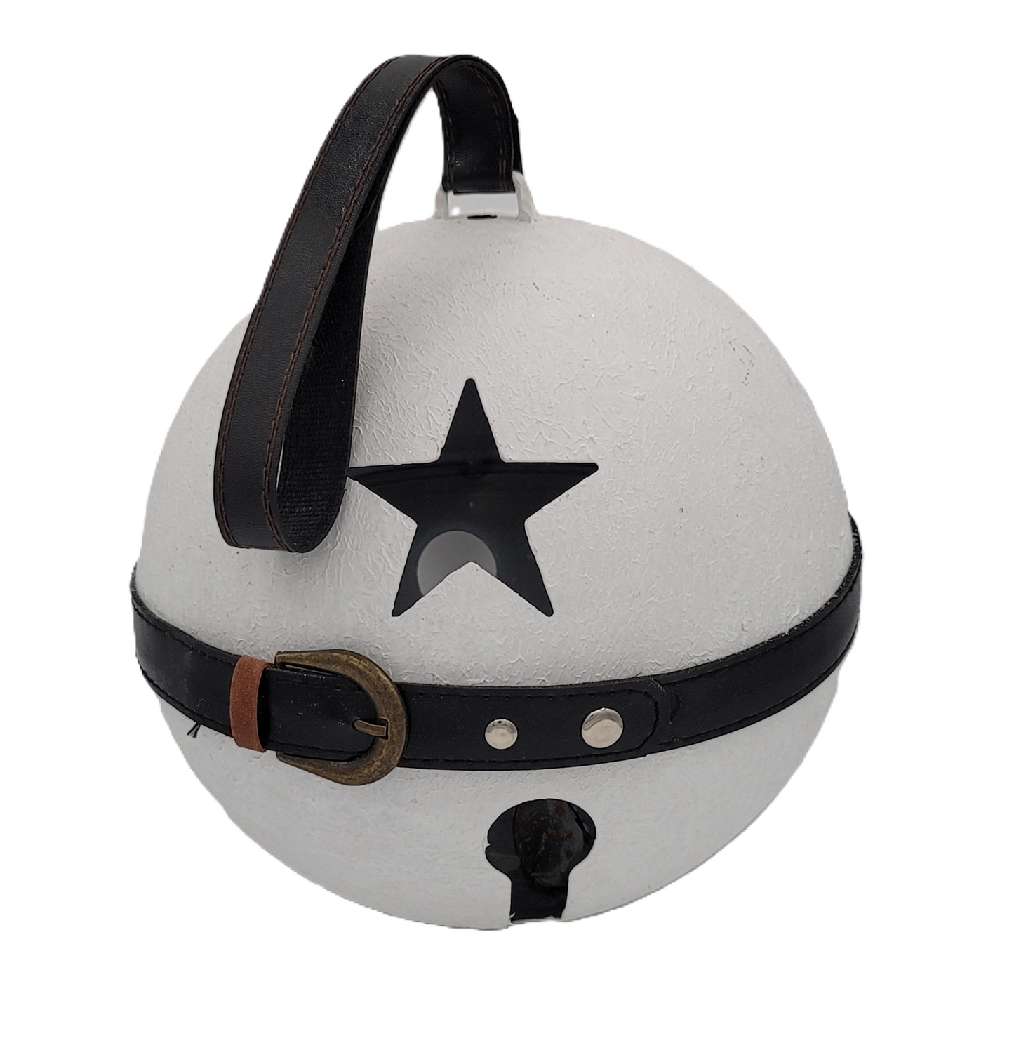 X23041 | Large Belt Strap Bell | White
