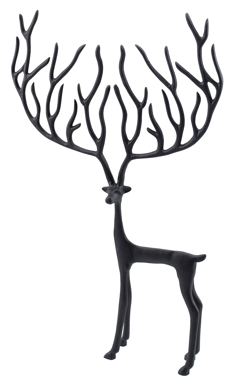X26103 | Large Metal Tall Antler Deer