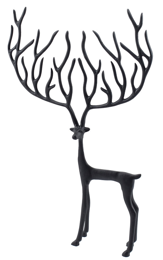 X26103 | Large Metal Tall Antler Deer