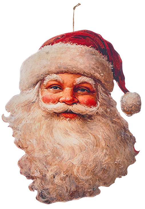 X26537 | Large Metal Santa Face Hanging