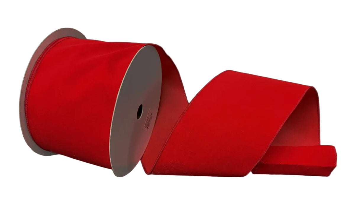 X501104-13 | 4" | XMAS VELVET | RED | 50YDS