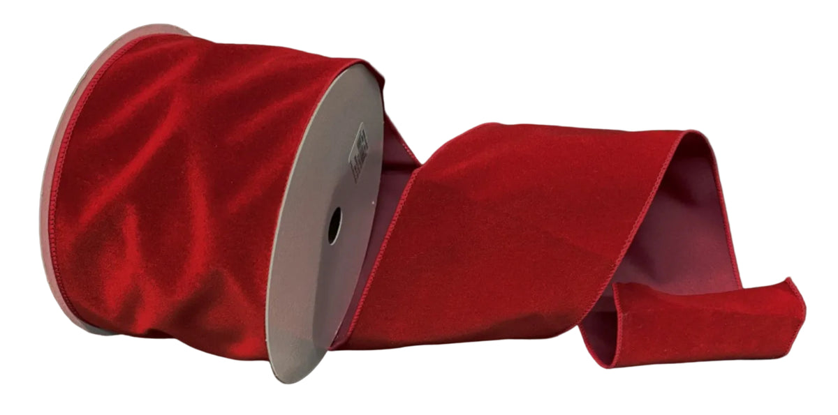X501104-15 | 4" | XMAS VELVET | DK. RED | 50YDS