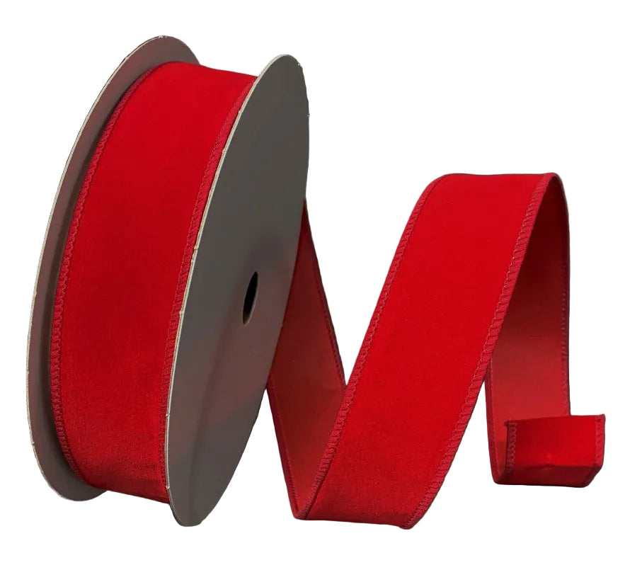 X501109-13 | 1.5" | XMAS VELVET | RED | 50YDS