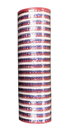 XB102610-74 Red-White-Blue Stripe Mesh