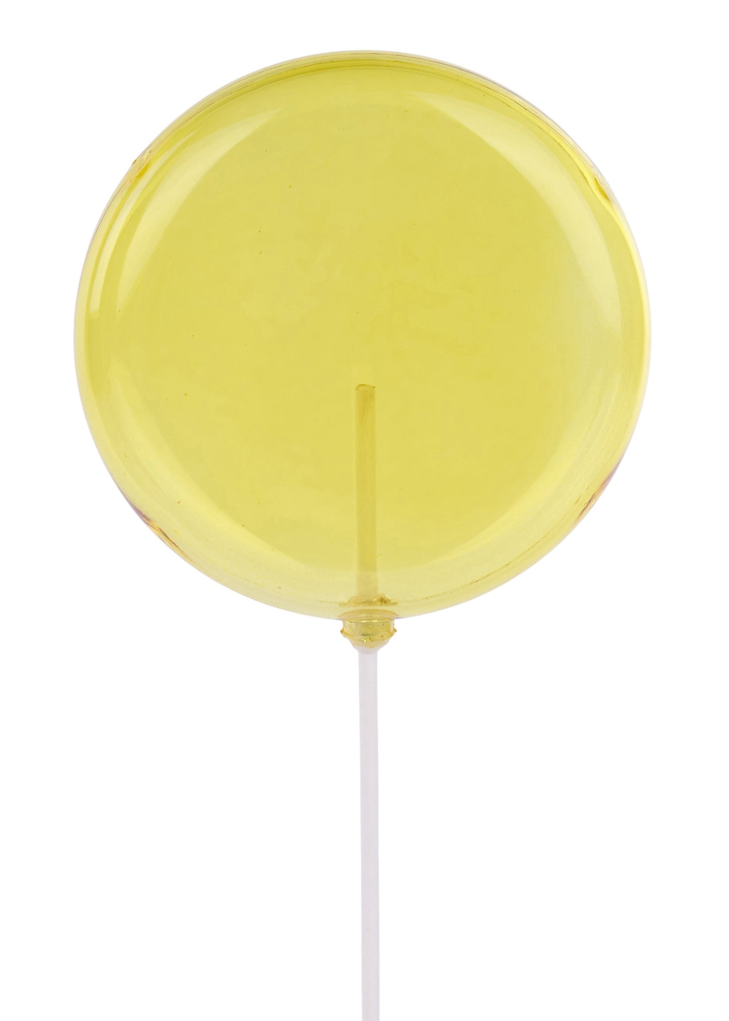 XC116329 | 120Mm x 11.75"Oal | Lollipop W/Stick | Clear Yellow