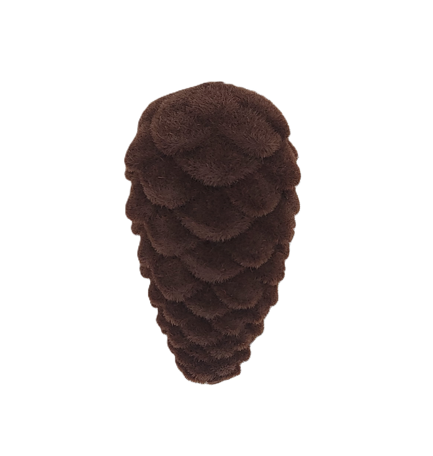 XD133198 | 7"H x 4"L | Flocked Pinecone