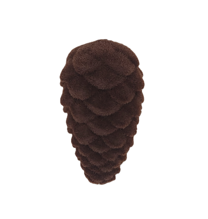 XD133198 | 7"H x 4"L | Flocked Pinecone