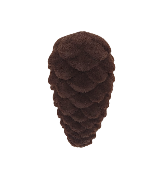 XD133198 | 7"H x 4"L | Flocked Pinecone