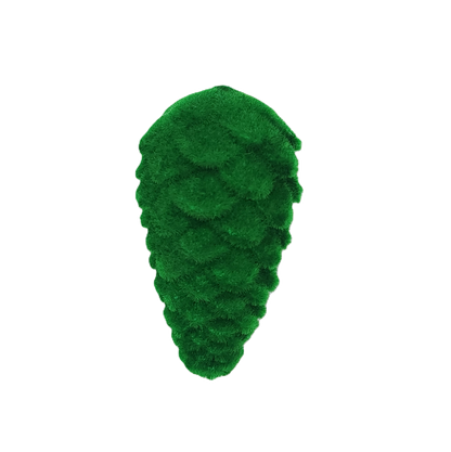 XD133198 | 7"H x 4"L | Flocked Pinecone