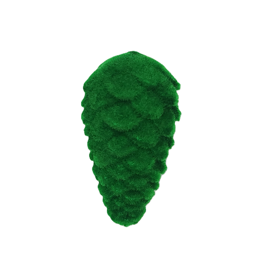 XD133198 | 7"H x 4"L | Flocked Pinecone