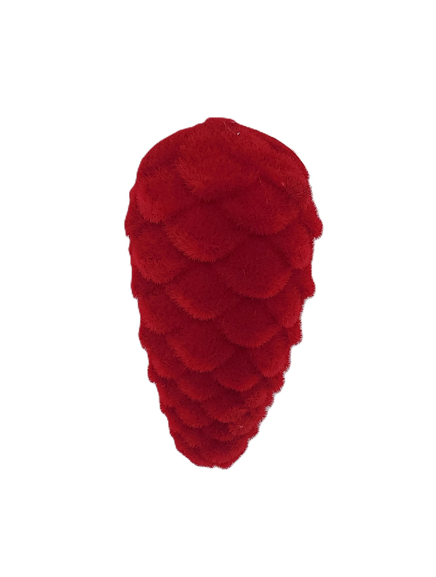 XD133198 | 7"H x 4"L | Flocked Pinecone