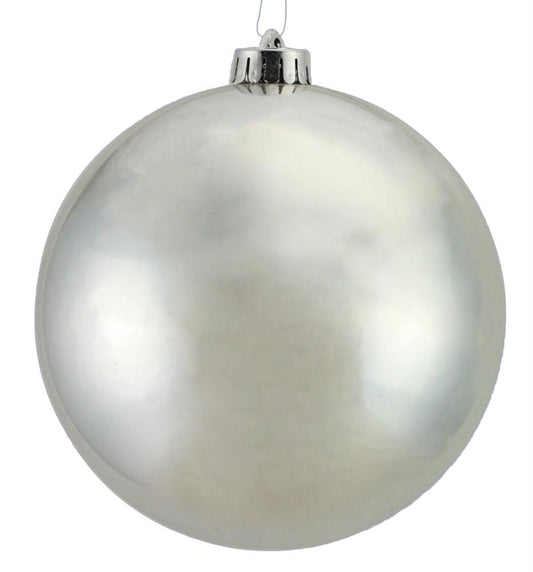 XH100526 | 250Mm | V.P. Smooth Ball Ornament | Shiny Silver