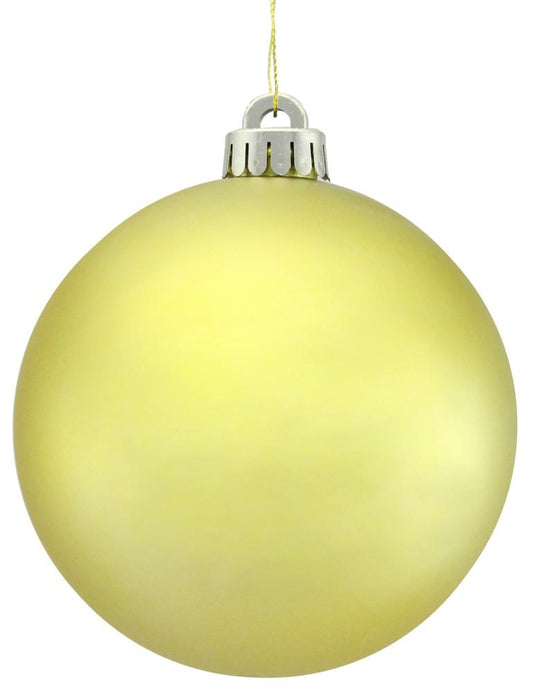 XH101008 | 250Mm | V.P. Smooth Ball Ornament | Matte Gold