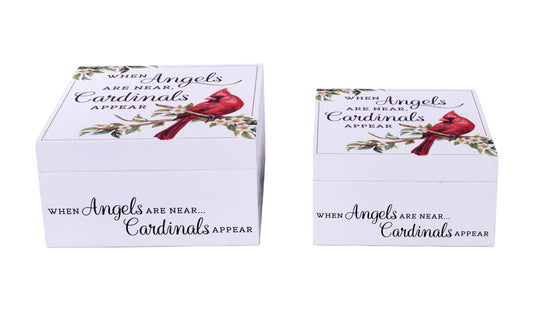 AW213724 | Cardinal Sympathy Boxes | 2Pcs/Set