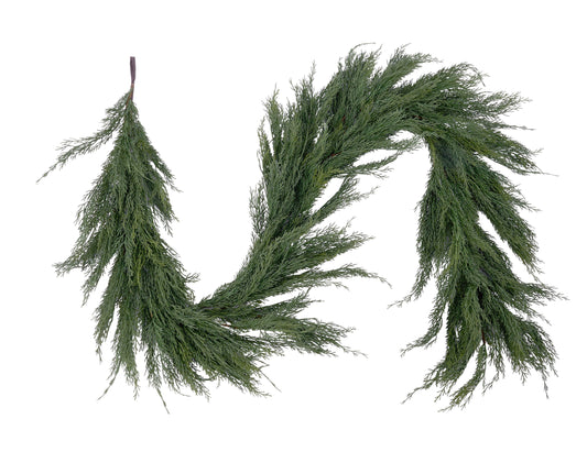 FF0024 | 6'L | Arborvitae Deluxe Garland | Tt. Green
