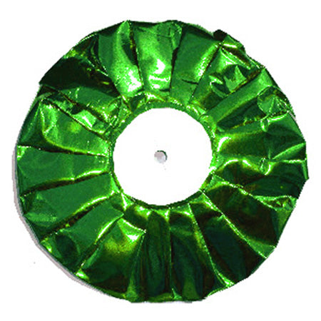 202570   8" EMERALD METALLIC BACKER BAG OF 12