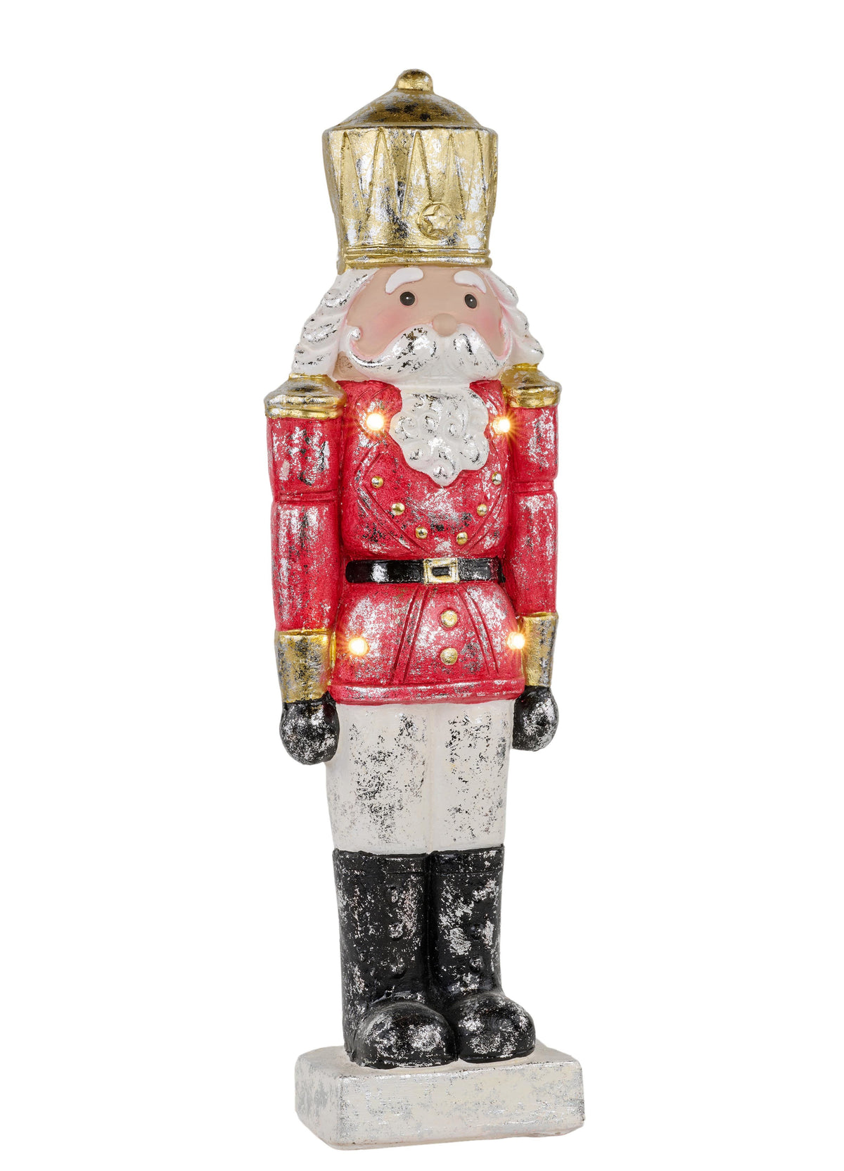 XN435424 | 21.25"H x 6.5"L | Lighted Nutcracker