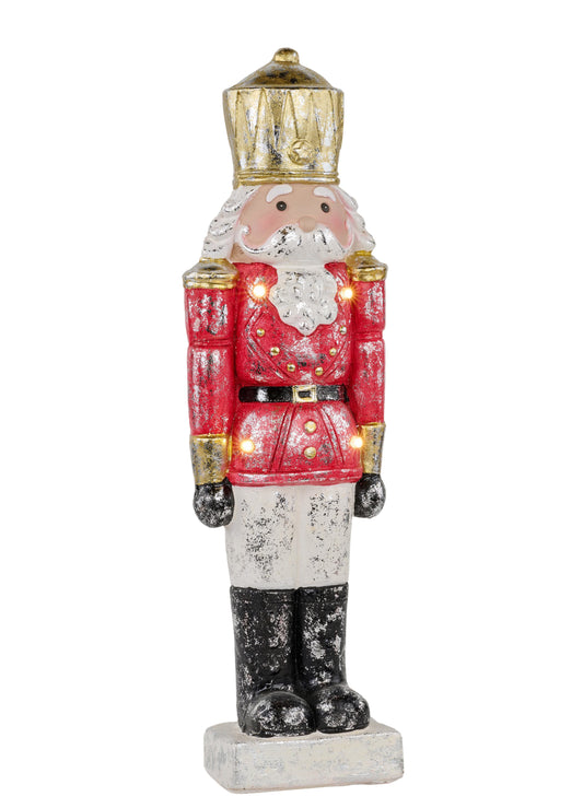 XN435424 | 21.25"H x 6.5"L | Lighted Nutcracker