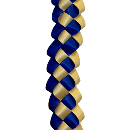 211660 RIBBON MILITARY CHAIN NAVY/OLD GOLD